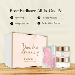 Set completo para el cuidado de la piel Rose Glow