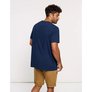 Camiseta Manga Corta Azul Marino - Nichols