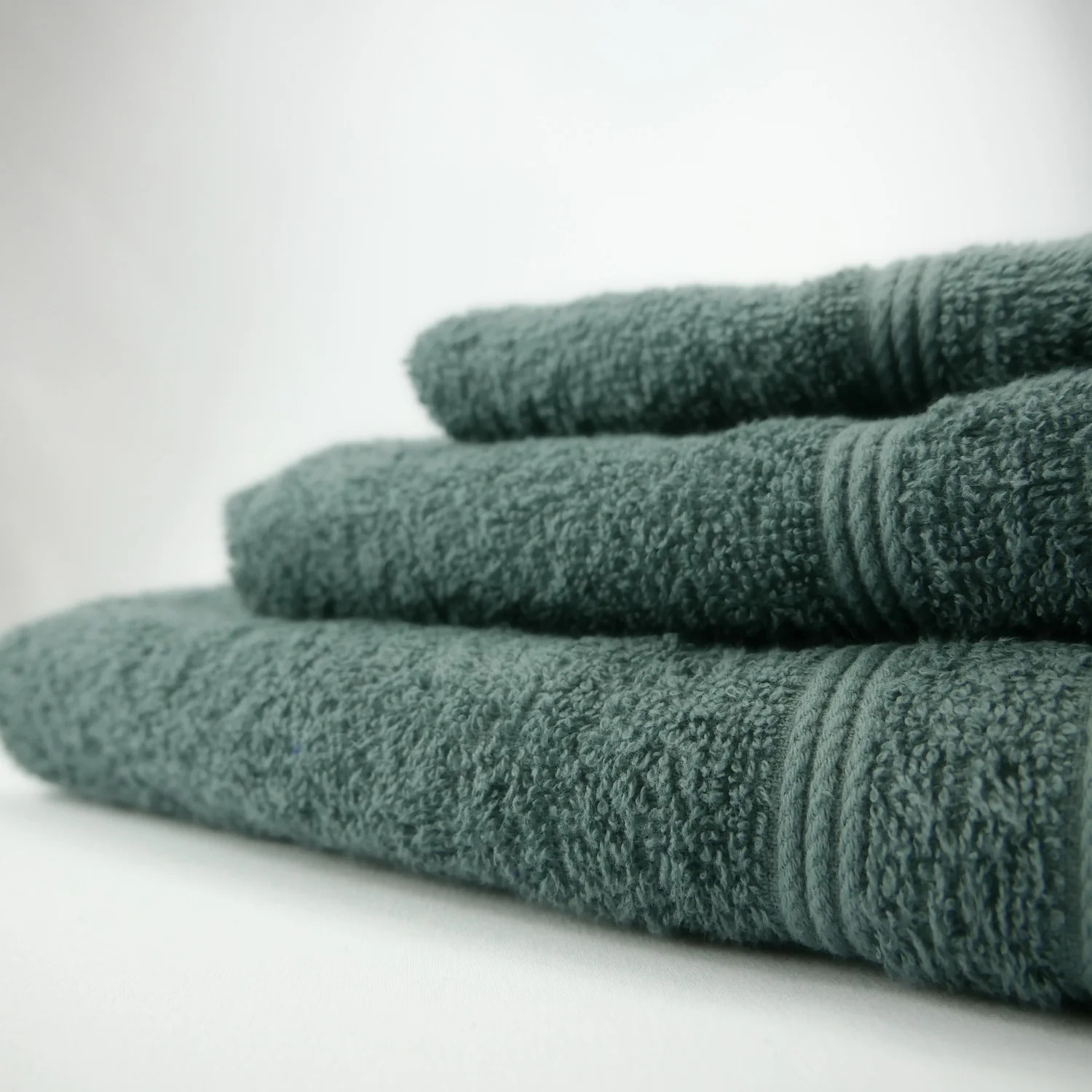 Drap de bain - Grand Bain Gris vert - 90x150cm - 350g/m²