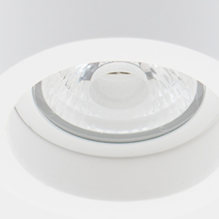 LEDS·C4 Plafon Ges Surfaced Round 8W Blanco Ip23 302Lm