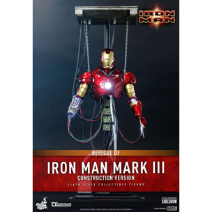 Iron Man Movie Masterpiece Action Figura 1/6 Iron Man Mark Iii (construction Version) 39 Cm Hot Toys