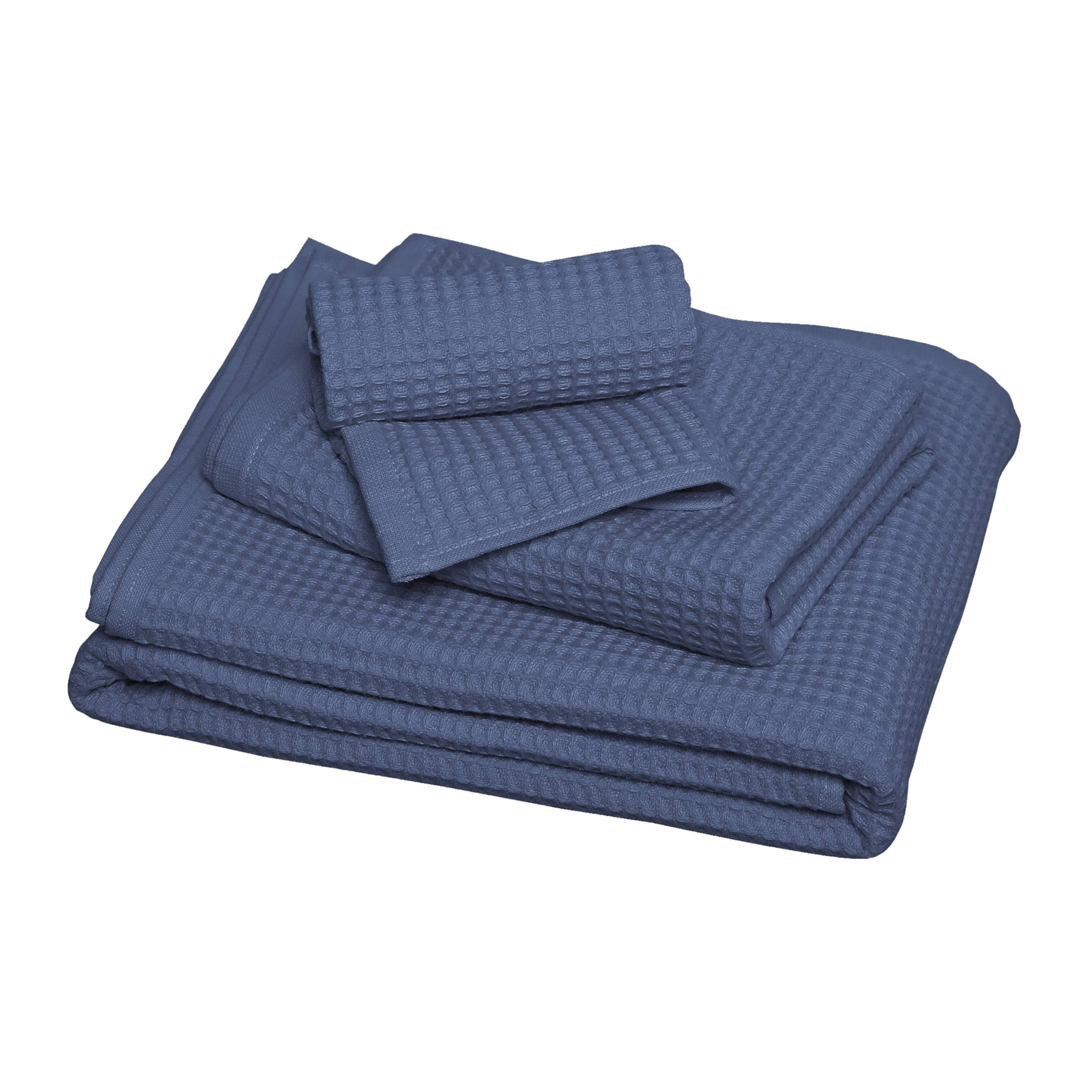 Serviette de toilette en coton bio, ESPRIT NID D'ABEILLE