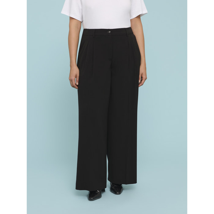 Fiorella Rubino - Pantalones de Pierna Ancha - Negro
