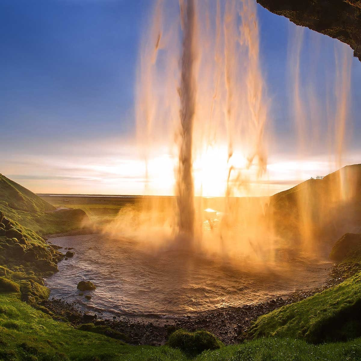 Tableau seljalandsfoss Toile imprimée