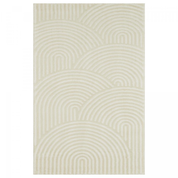 Tapis salon 200x290 CEROTEA Crème tapis tendance