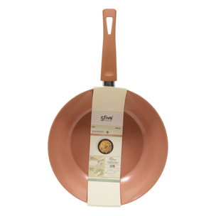 Wok Toscane D.28cm terracotta