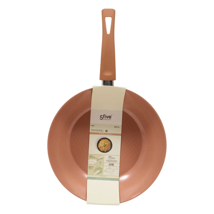 Wok Toscane D.28cm terracotta