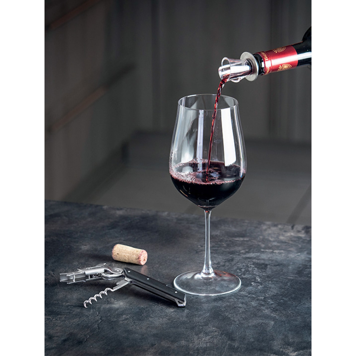 Tire_bouchon sommelier Clavelin et bec verseur Arum en coffret cadeau Wine service