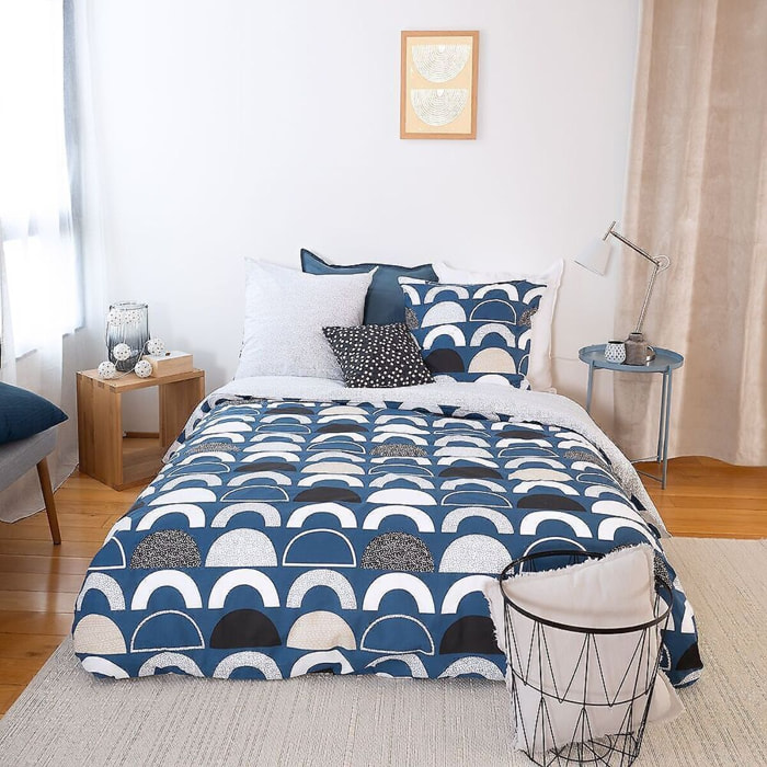 Parure Housse De Couette 3pcs 100% Coton 57 Fils Berlioz