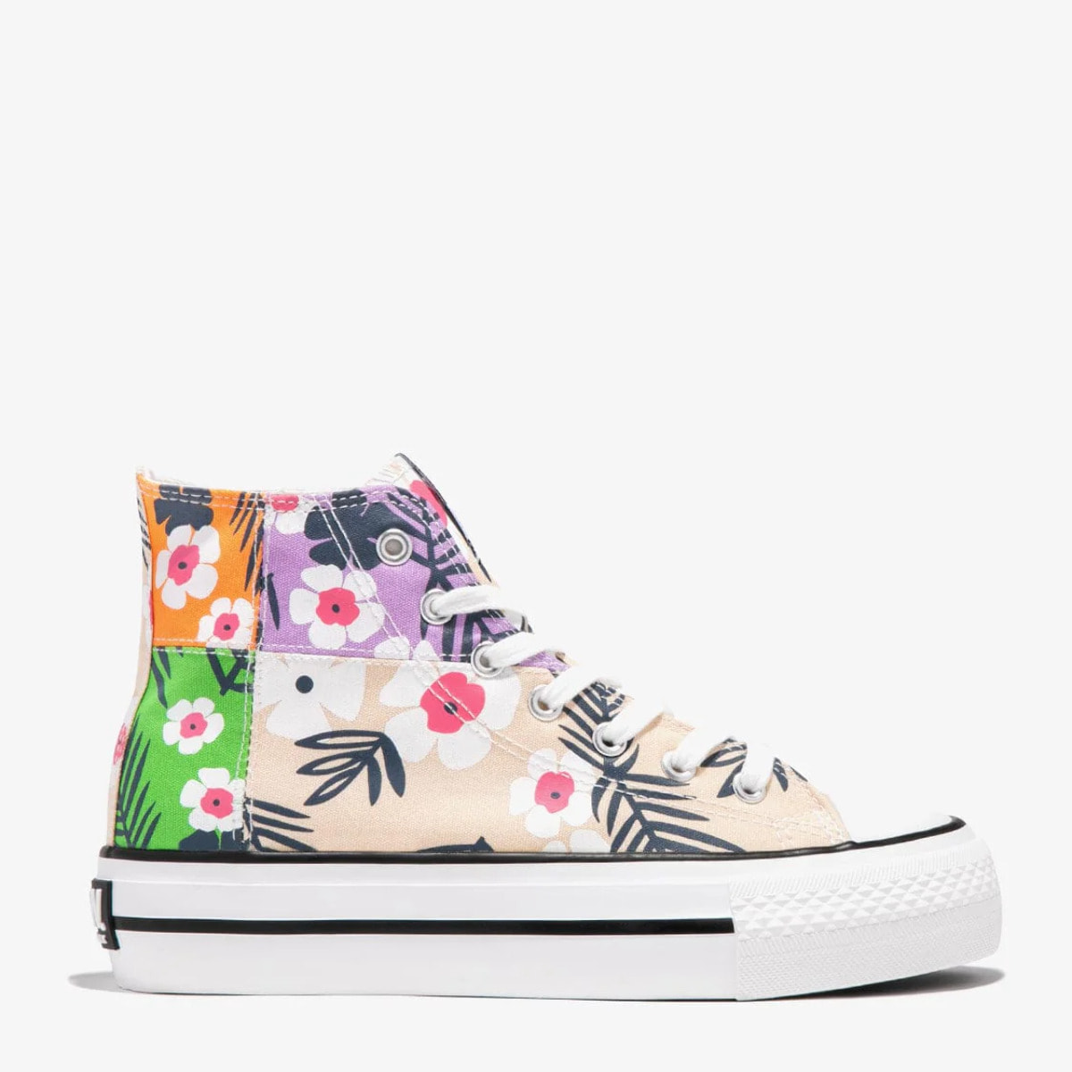 Zapatillas Altas con estampado Floral