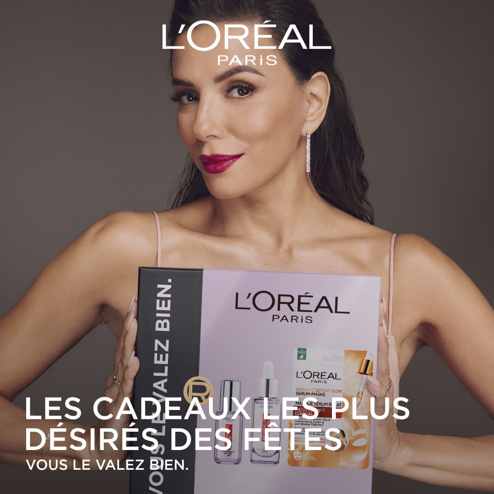 L’Oréal Paris Coffret Cadeau Soin Sérum Filler Anti-Rides + Sérum Yeux + Masque Eclat Visage