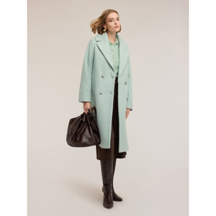Motivi - Cappotto doppiopetto - Verde acqua