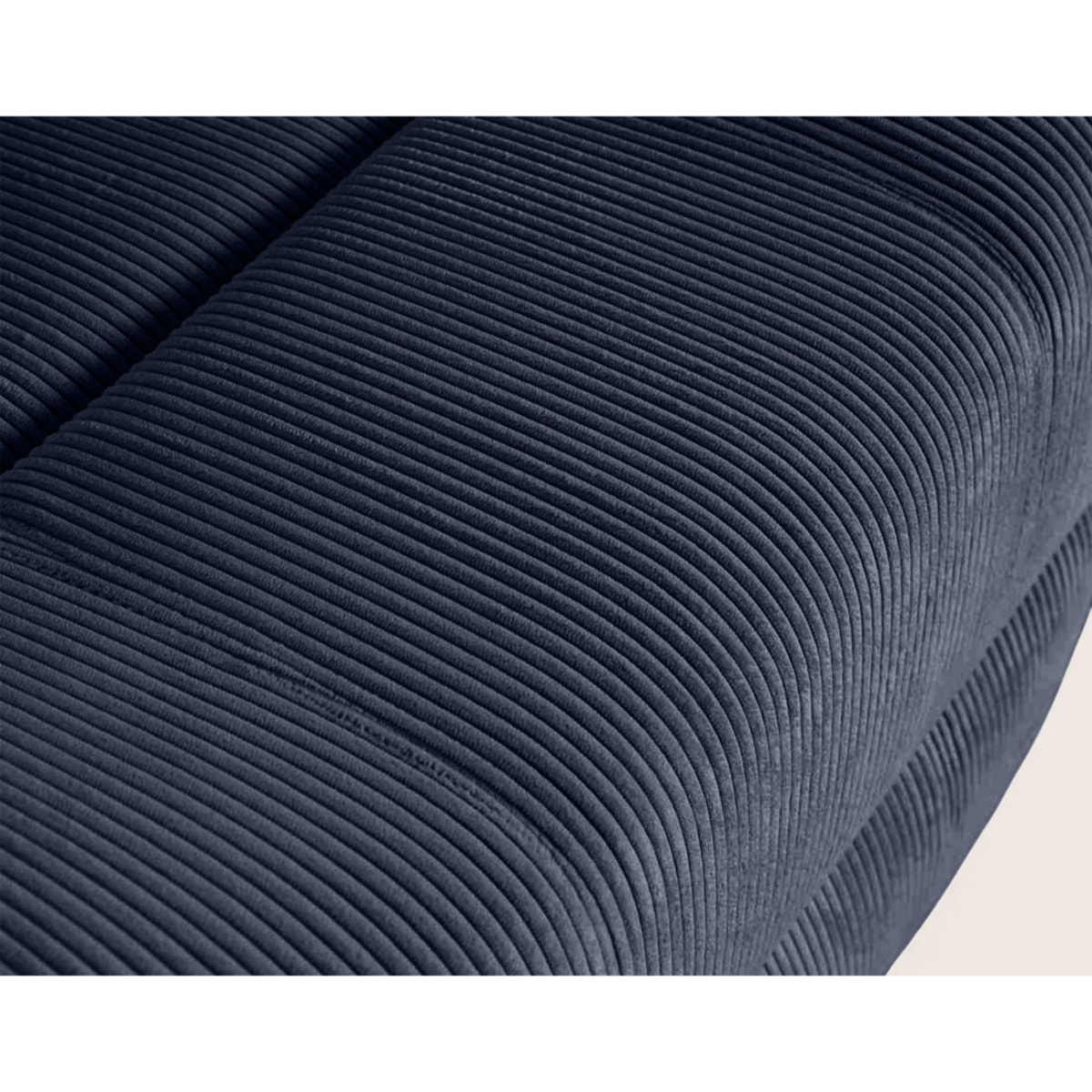 Armand - fauteuil relax électrique en velours côtelé - Bleu marine
