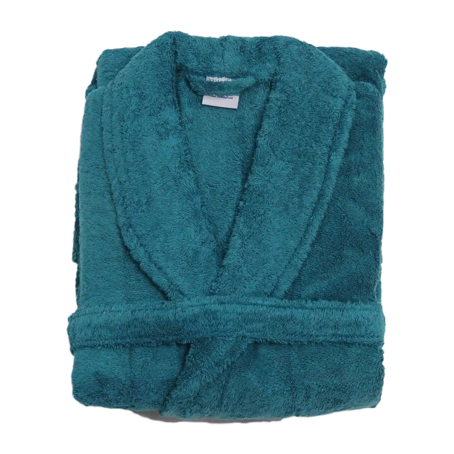 Peignoir de bain uni et coloré - Bleu Paon