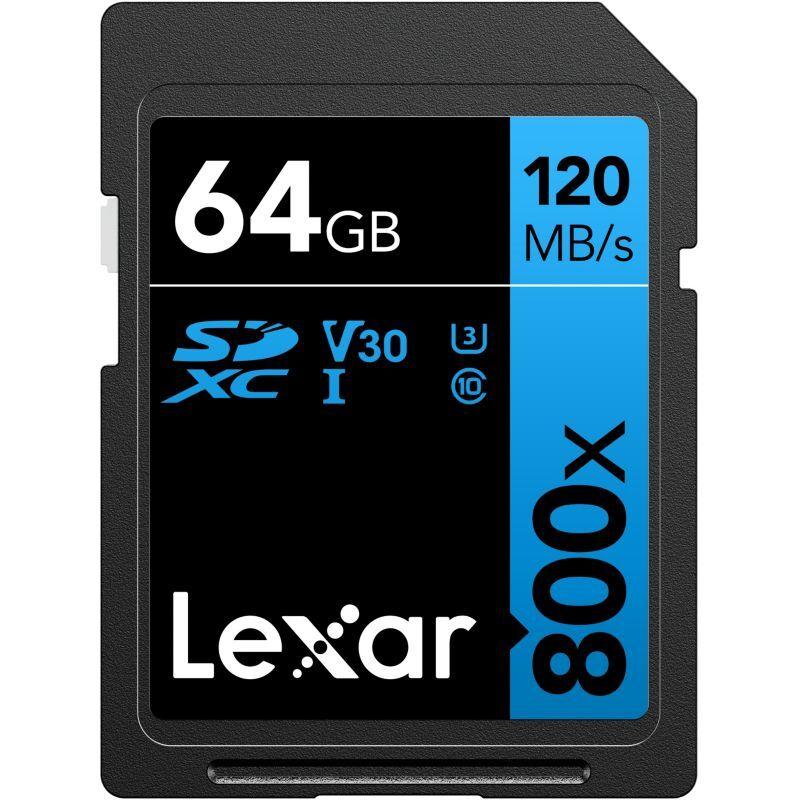 Carte SD LEXAR 64Go High-Performance 800x