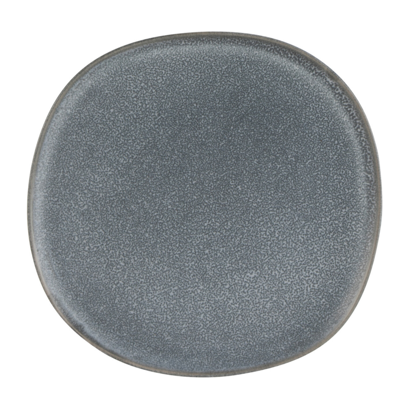 J-Line assiette Louise - céramique - gris - 6 pcs