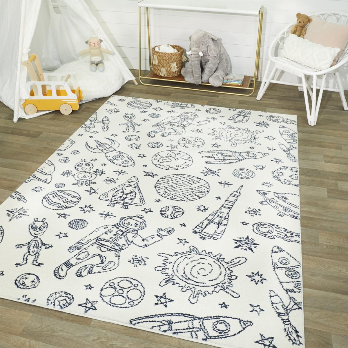 Tapis salon et chambre tissé motif géométrique VEMO