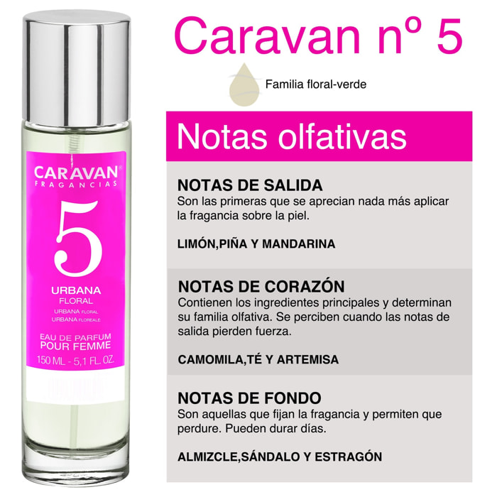 Caravan fragancias perfume de mujer nº5, de 150 ml