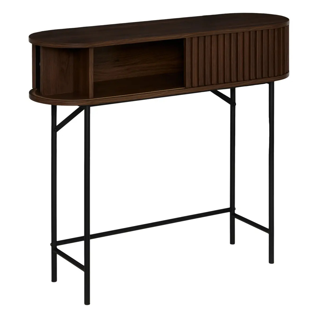 Console Alcôve rectangulaire 30x100cm marron