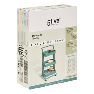Desserte Color edition 3 niveaux 45x36,5x86cm vert