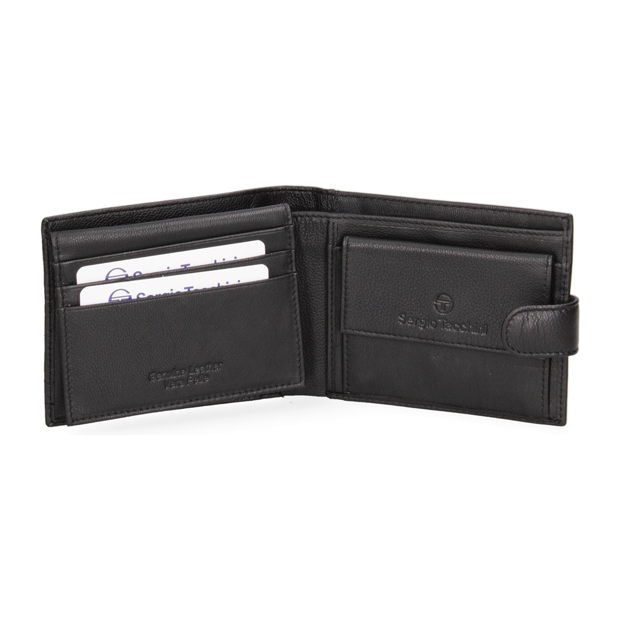 Portafoglio  da uomo In Vera pelle Made in Italy 12x9,5x2 cm