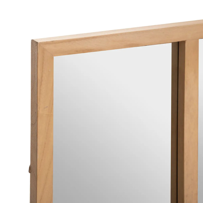 Miroir d'atelier "Nae" - bois 116x76 cm