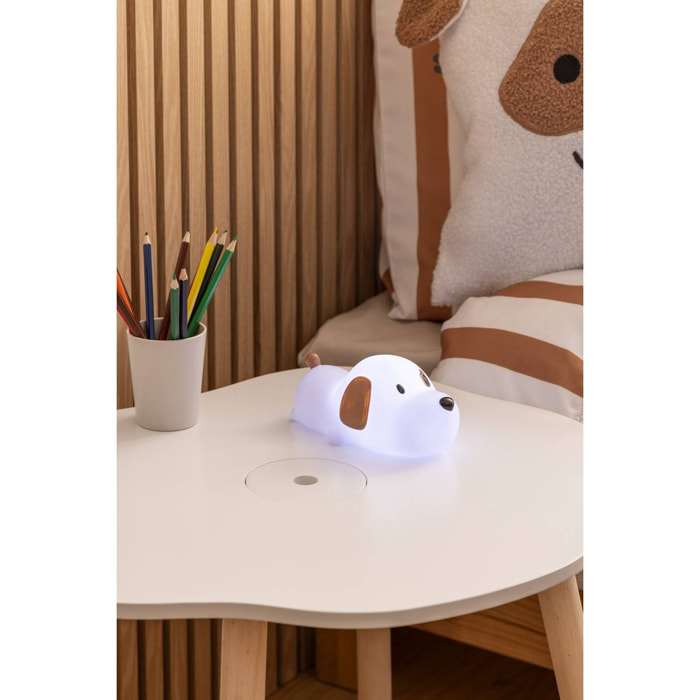 Veilleuse chien Scott l.15cm à piles