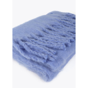 Sciarpa Liscia con Frange Spesse