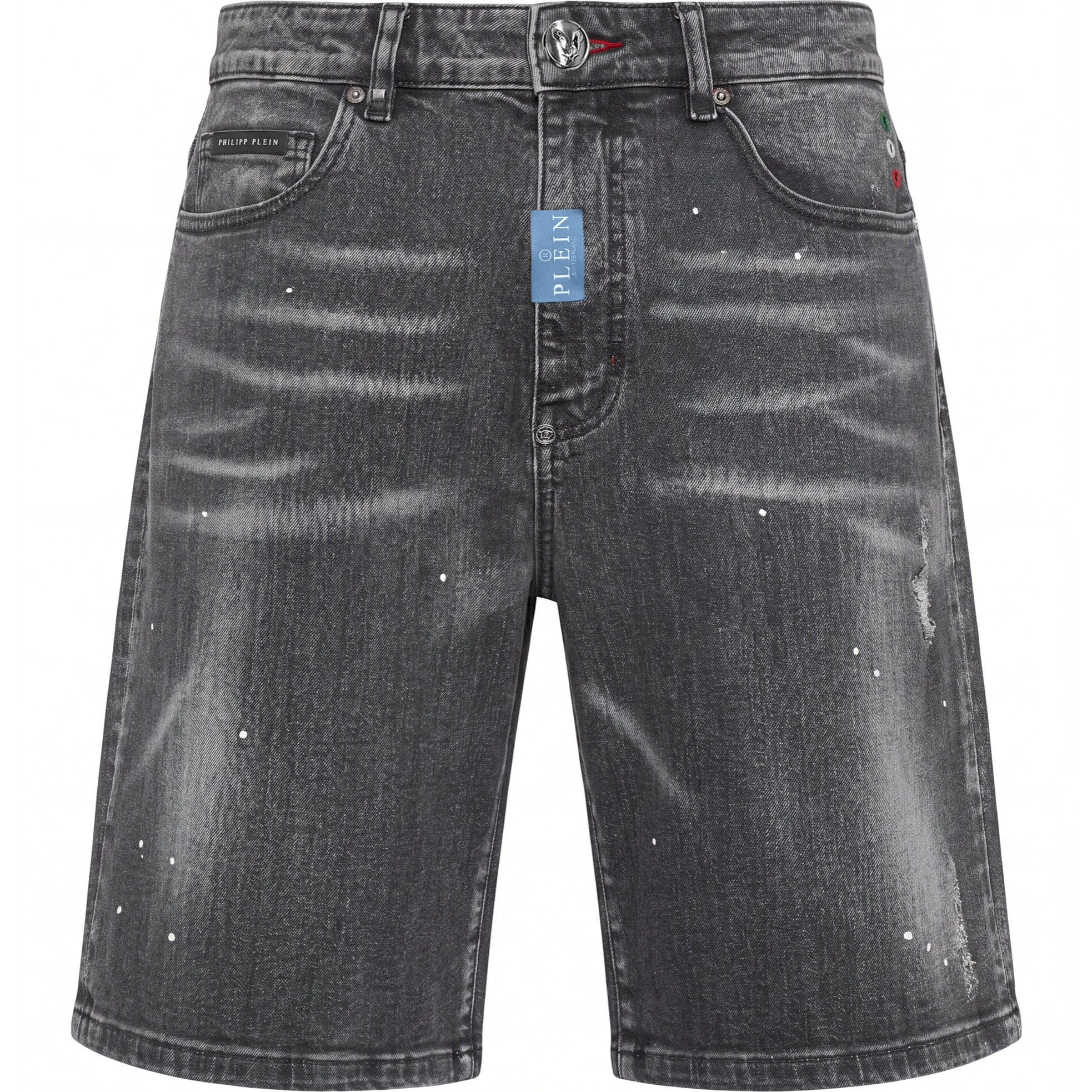 PHILIPP PLEIN Pantaloncini in denim Fermentera BASIC