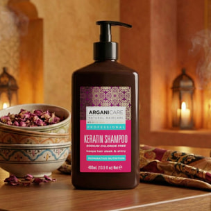 Keratine - Shampooing Réparateur et Nutritif 400 ml