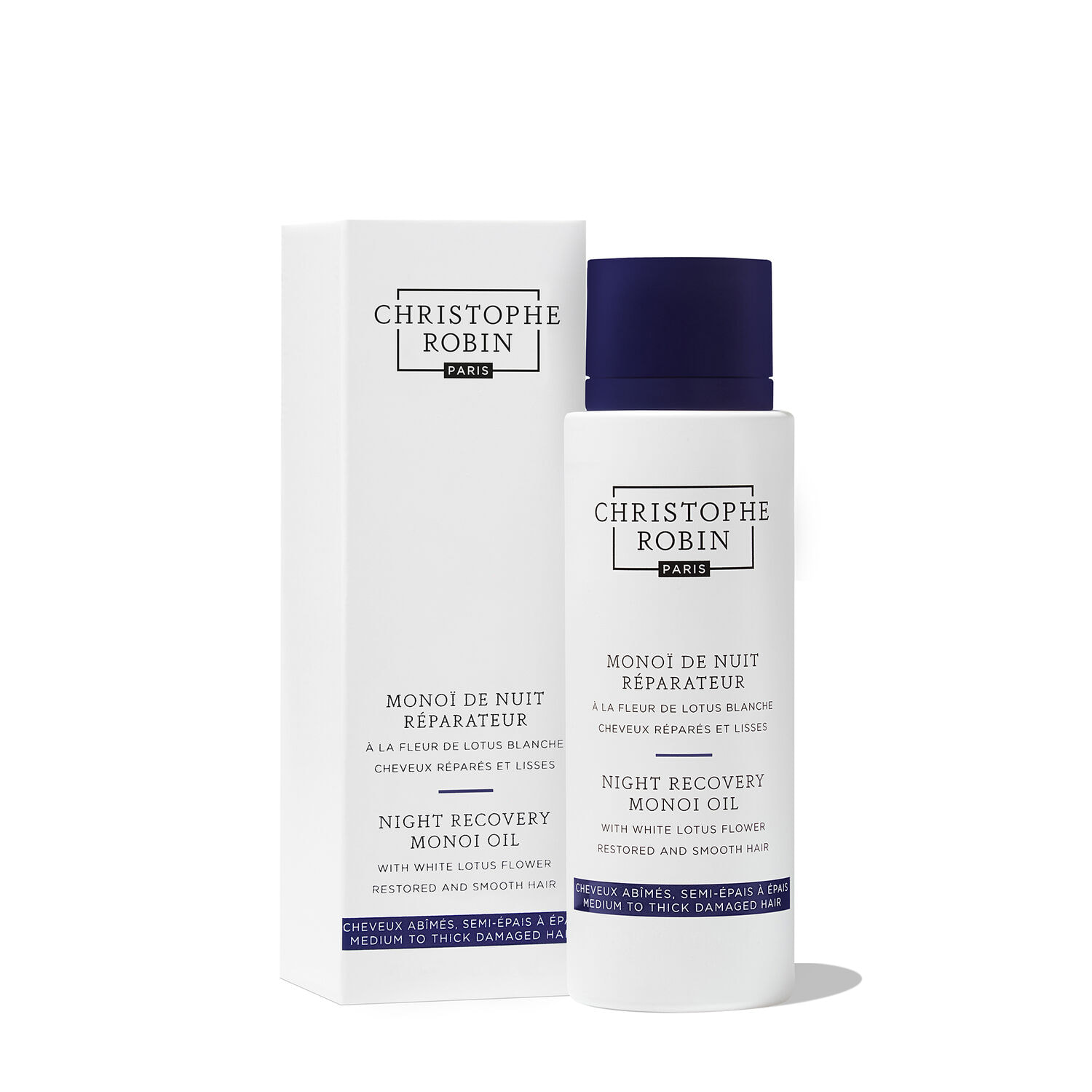 À la Fleur de Lotus Blanche - Monoï de Nuit Réparateur 92g