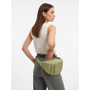 Borsa a tracolla da donna Made in Italy - Modello Caelia Plus - 100% pelle - 47.0 x 28.0 x 2.0 cm