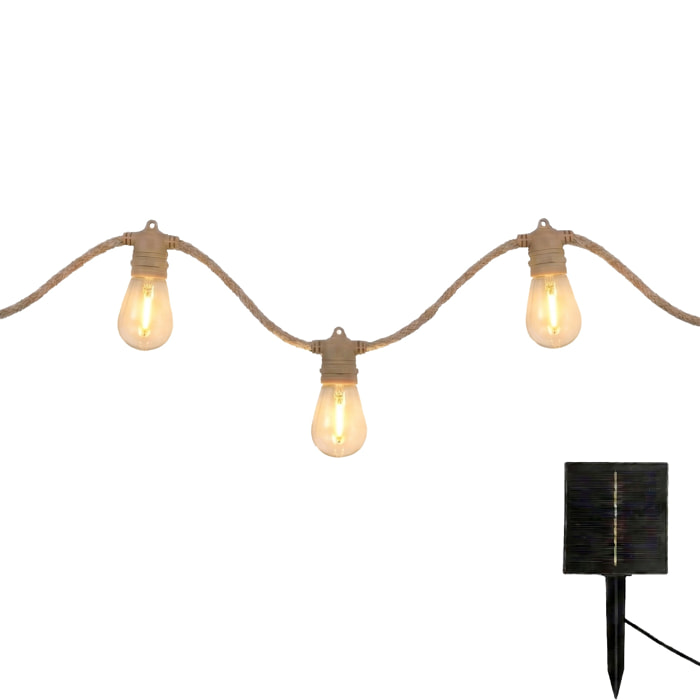 Guirlande solaire FANTASY CORD 10LED 8M