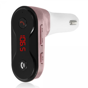 Manos libres Bluetooth CARC8 para coche con transmisor FM