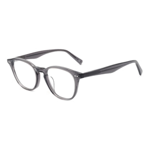 Gafas de sol OCEAN IBIZA - De espejo azul con montura negro transparente y patillas de metal negro
