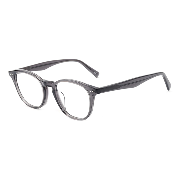 Gafas de sol OCEAN IBIZA - De espejo azul con montura negro transparente y patillas de metal negro
