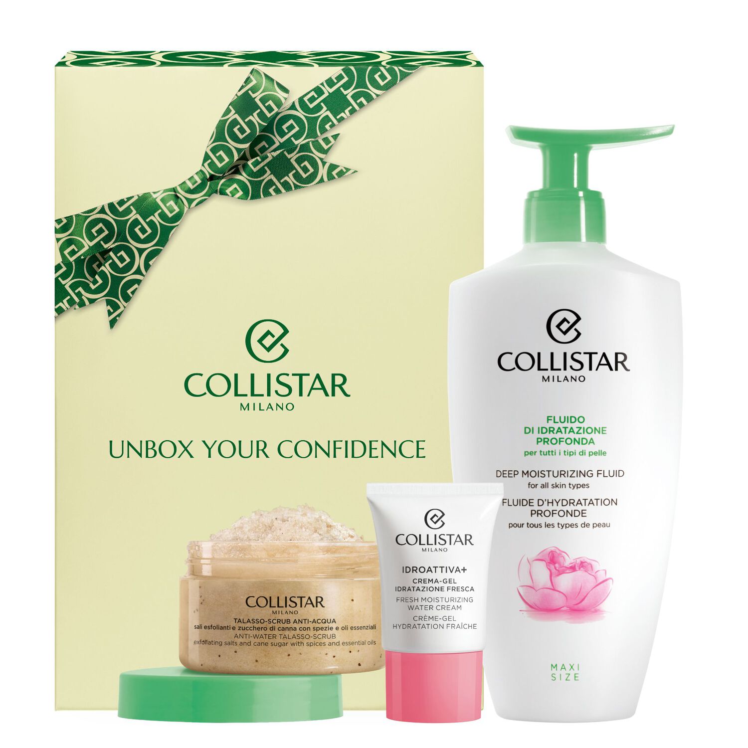 Unbox Your Confidence - Coffret Fluide d’Hydratation Profonde 400ml + 2 Produits