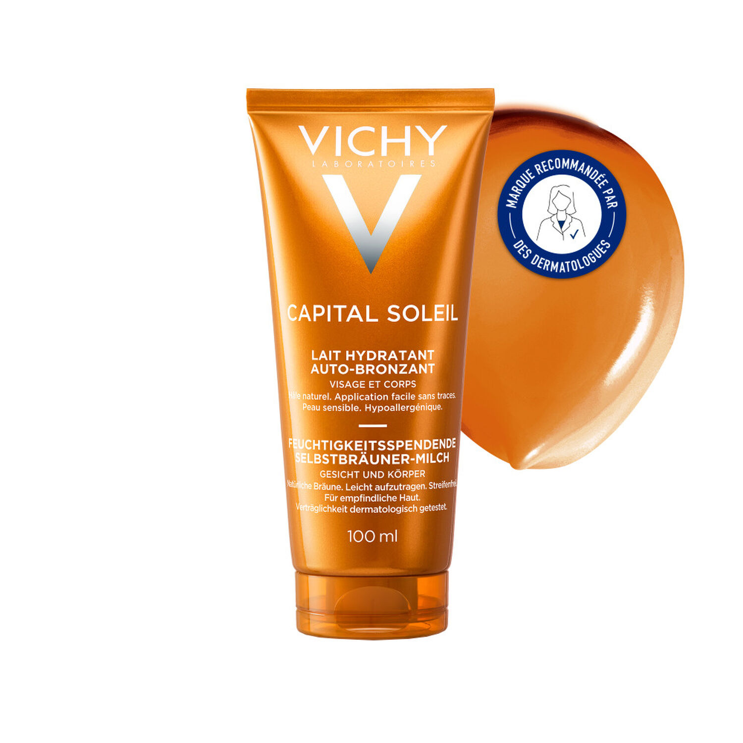 Idéal Soleil  - Lait Hydratant Autobronzant 100 ml