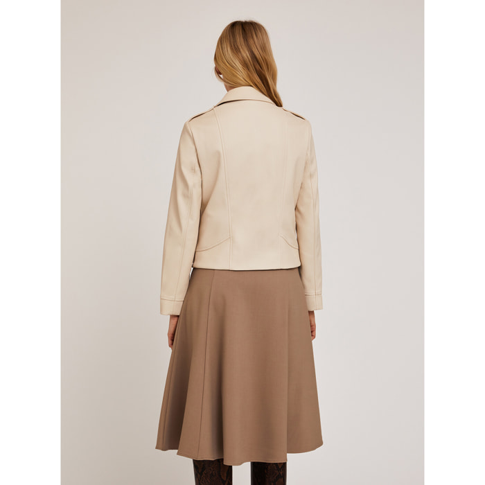 Motivi - chaqueta motera - Beige