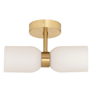 Applique murale Rio blanc 15,3x10cm