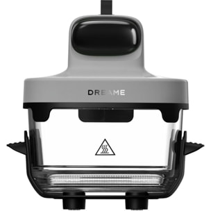 Friteuse sans huile DREAME Tasti™,Gris, 5 en 1, 2 récipients: 2,5L et 4,5L, 1500W