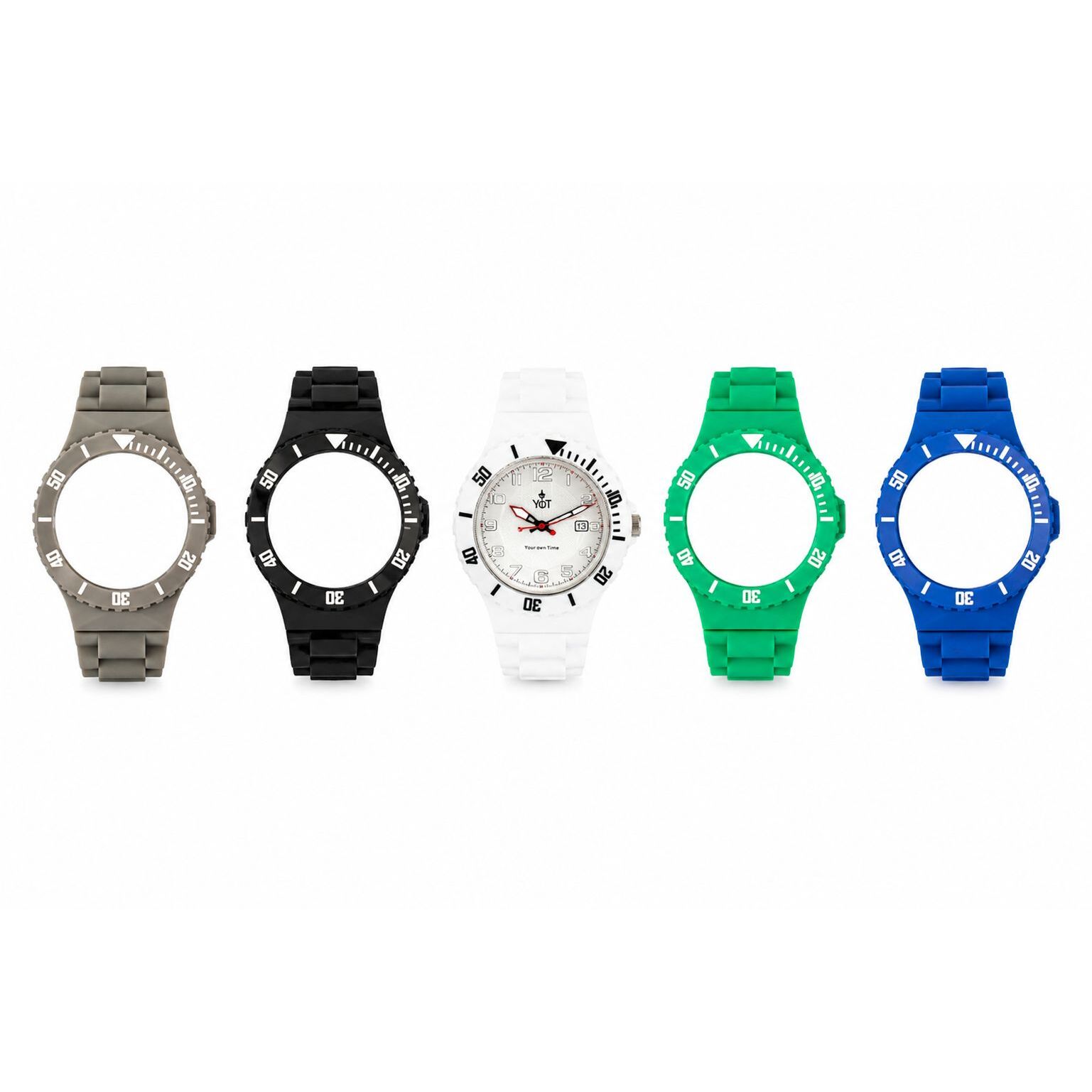 Reloj Yot CP30119-SP15 Unisex Analogico Cuarzo con Correa de Caucho