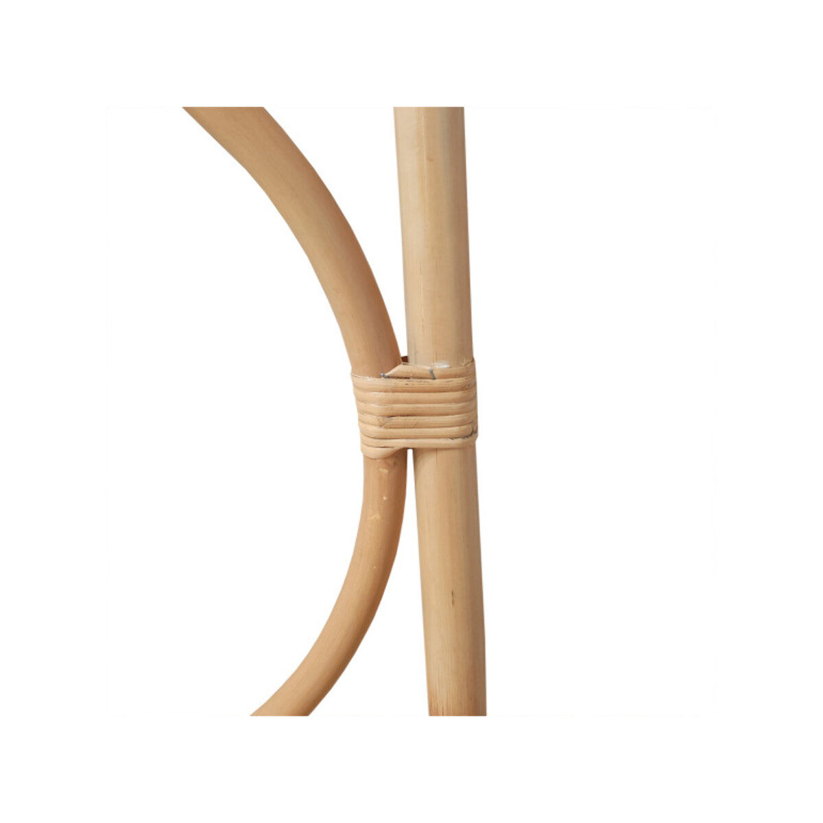 Porte-serviette en rotin de 170 cm à formes - NINON