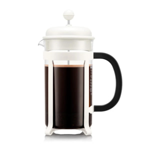 JAVA: Cafetière à piston, monture et couvercle en plastique, 8 tasses, 1.0 l, en plastique SAN 1.0 L