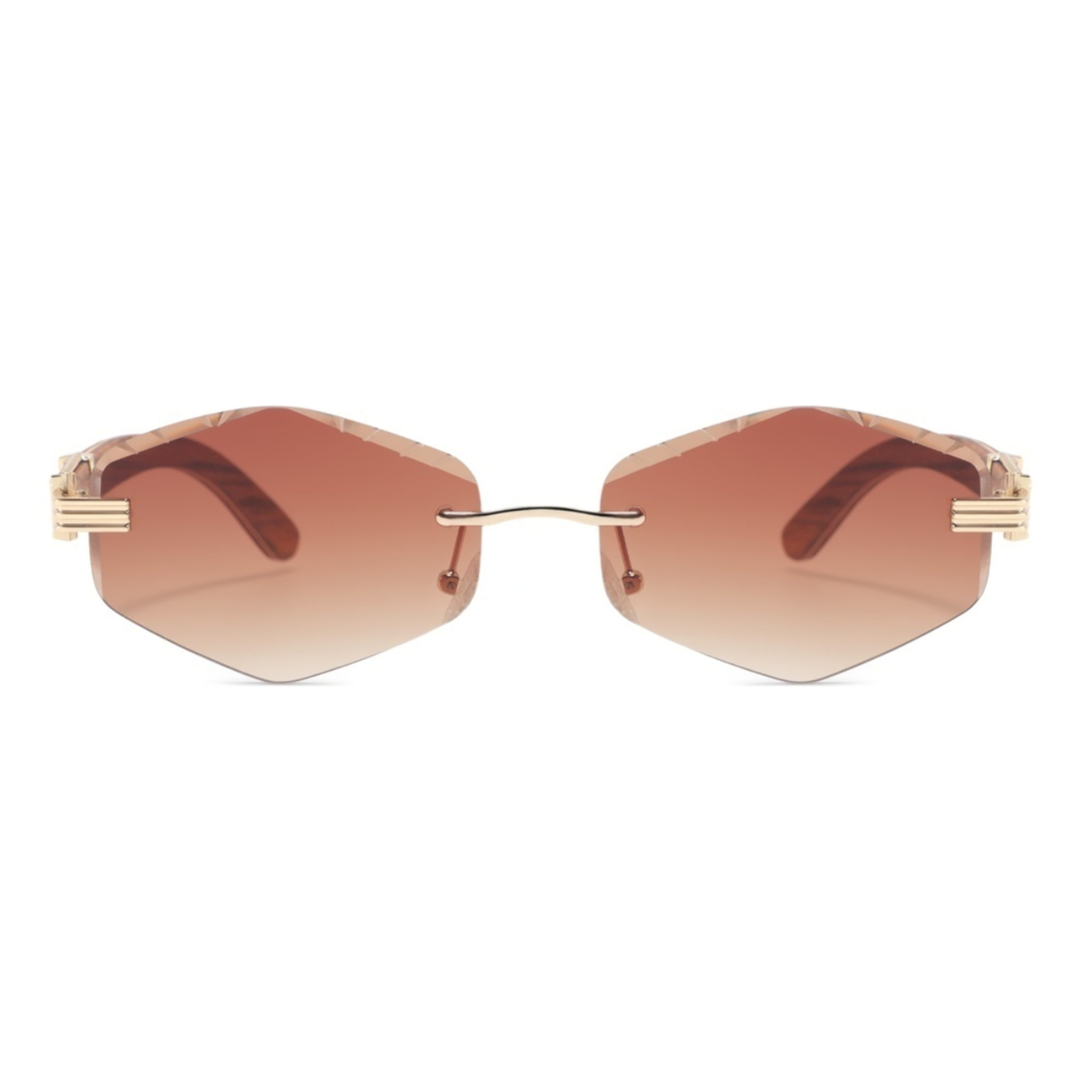 Gafas de Sol Feler 1819-2 Polarizadas de Madera Unisex 57 mm