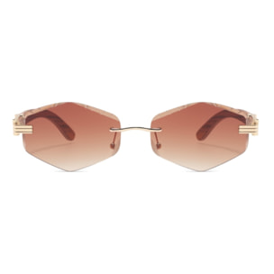 Gafas de Sol Feler 1819-2 Polarizadas de Madera Unisex 57 mm