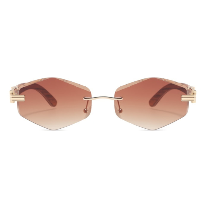 Gafas de Sol Feler 1819-2 Polarizadas de Madera Unisex 57 mm