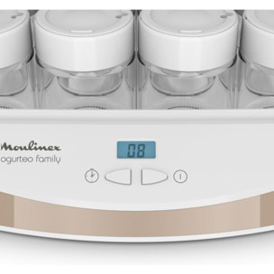 Yaourtière MOULINEX Yogurteo Family 12 pots YG233A10