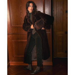 Pantalón de terciopelo efecto piel de melocotón