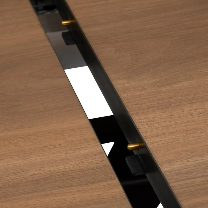 Table à manger extensible 6 places Sandri 160x90x76cm